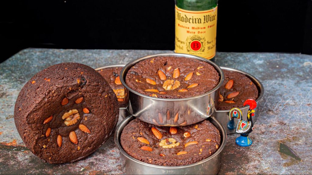Traditional Madeiran Bolo de Mel, a rich honey cake, as a classic local souvenir.